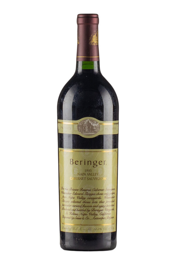 Beringer Private Reserve Cabernet Sauvignon 1993 Beringer Private Reserve Cabernet Sauvignon 1993