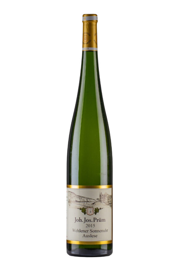 JJ Prum Wehlener Sonnenuhr Riesling Auslese Goldkapsel Magnum 2015 JJ Prum Wehlener Sonnenuhr Riesling Auslese Goldkapsel Magnum 2015