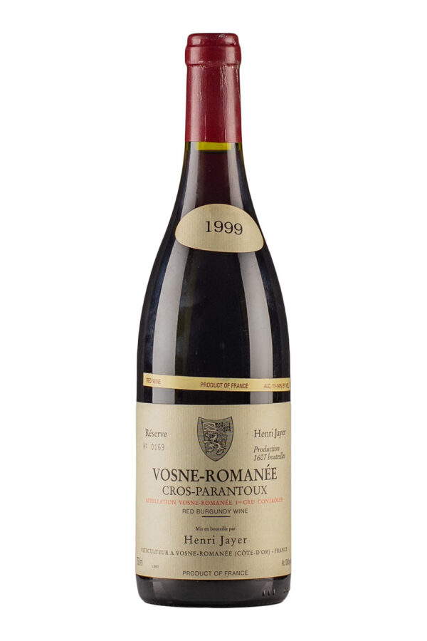 Vosne Romanee Cros Parantoux Henri Jayer 1999 Vosne Romanee Cros Parantoux Henri Jayer 1999