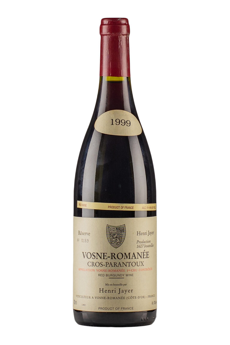 Vosne Romanee Cros Parantoux Henri Jayer 1999 Vosne Romanee Cros Parantoux Henri Jayer 1999