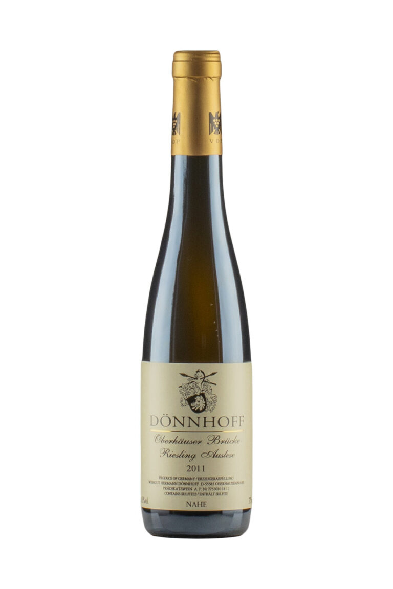 Donnhoff Oberhauser Brucke Riesling Auslese Gold Capsule Half 2011 Donnhoff Oberhauser Brucke Riesling Auslese Gold Capsule Half 2011