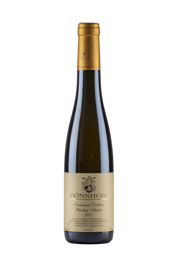Donnhoff Norheimer Dellchen Riesling Auslese Gold Capsule Half 2013 Donnhoff Norheimer Dellchen Riesling Auslese Gold Capsule Half 2013