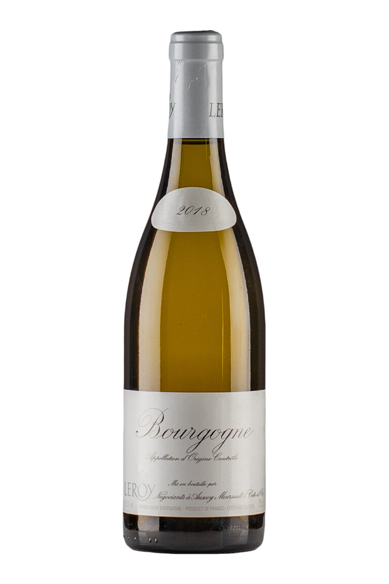 Bourgogne Blanc Maison Leroy 2018 Bourgogne Blanc Maison Leroy 2018