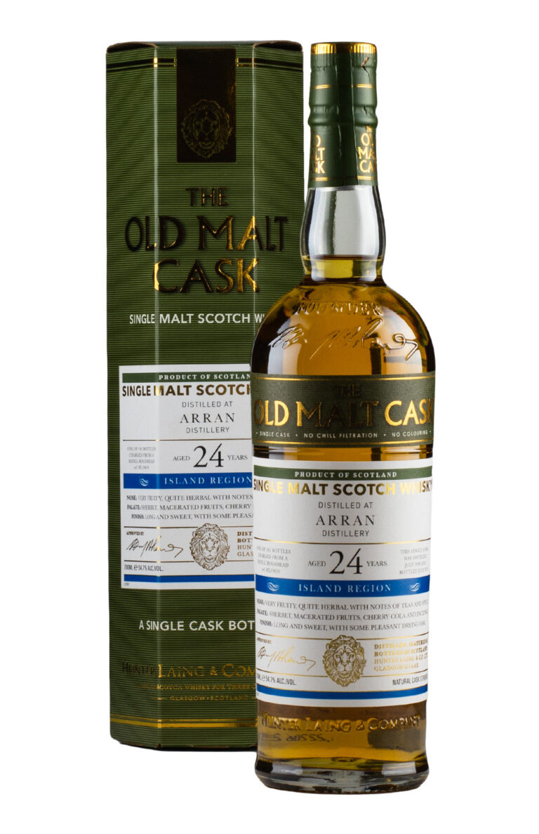 Arran 24 Year Old Old Malt Cask Hunter Laing 1998