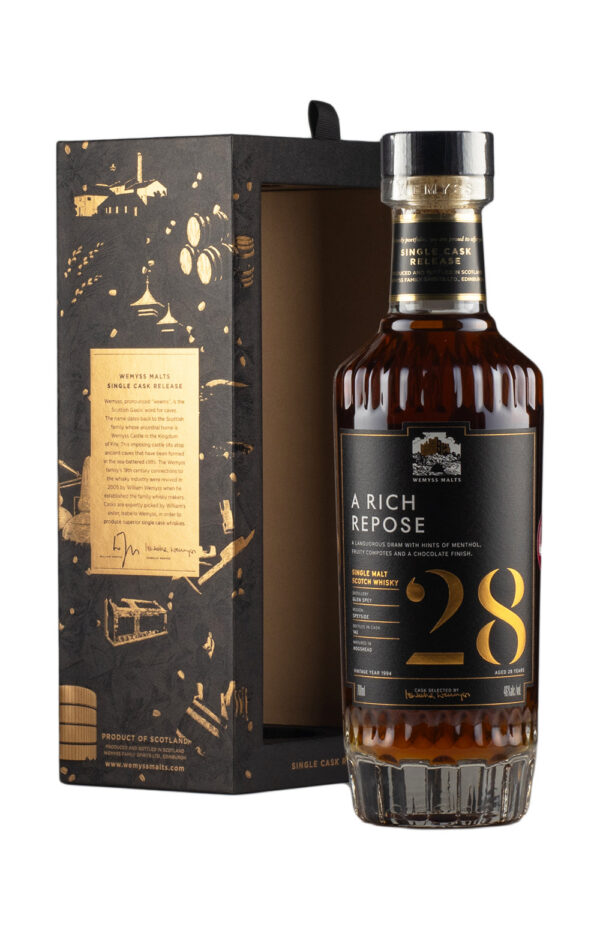 Glen Spey 28 Year Old A Rich Repose Wemyss Malts 1994 Glen Spey 28 Year Old A Rich Repose Wemyss Malts 1994