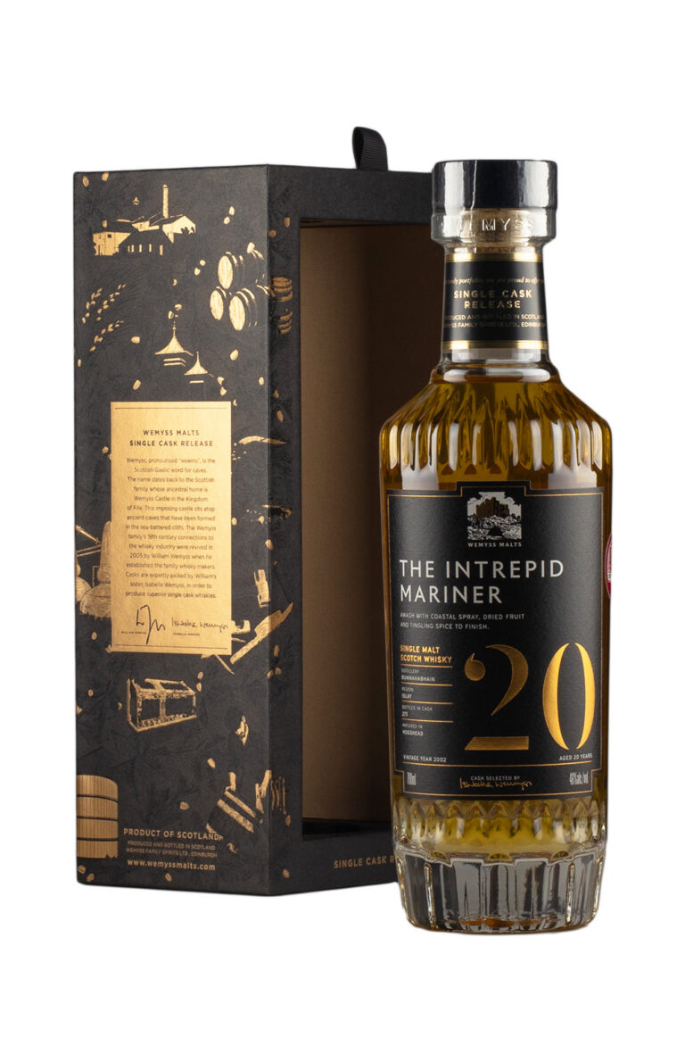 Bunnahabhain 20 Year Old Intrepid Mariner Wemyss Malts 2002 Bunnahabhain 20 Year Old Intrepid Mariner Wemyss Malts 2002