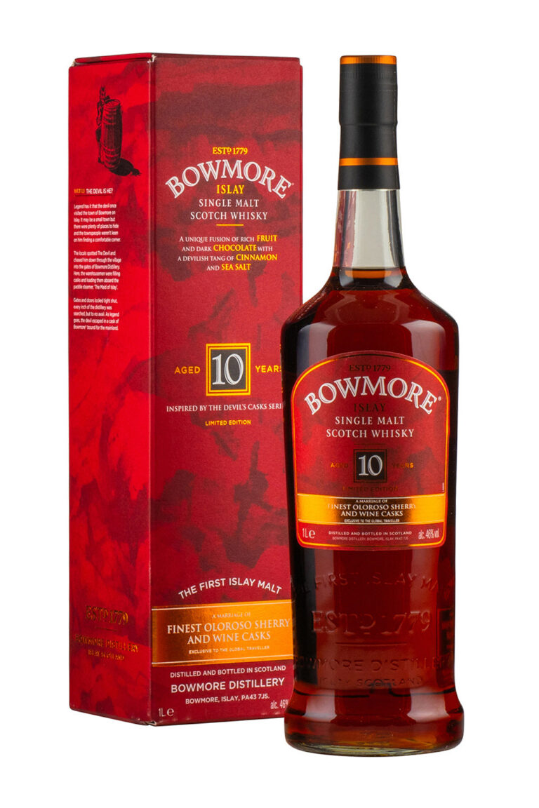 Bowmore 10 Year Old Inspired by Devil Cask Bowmore 10 Year Old Inspired by Devil Cask