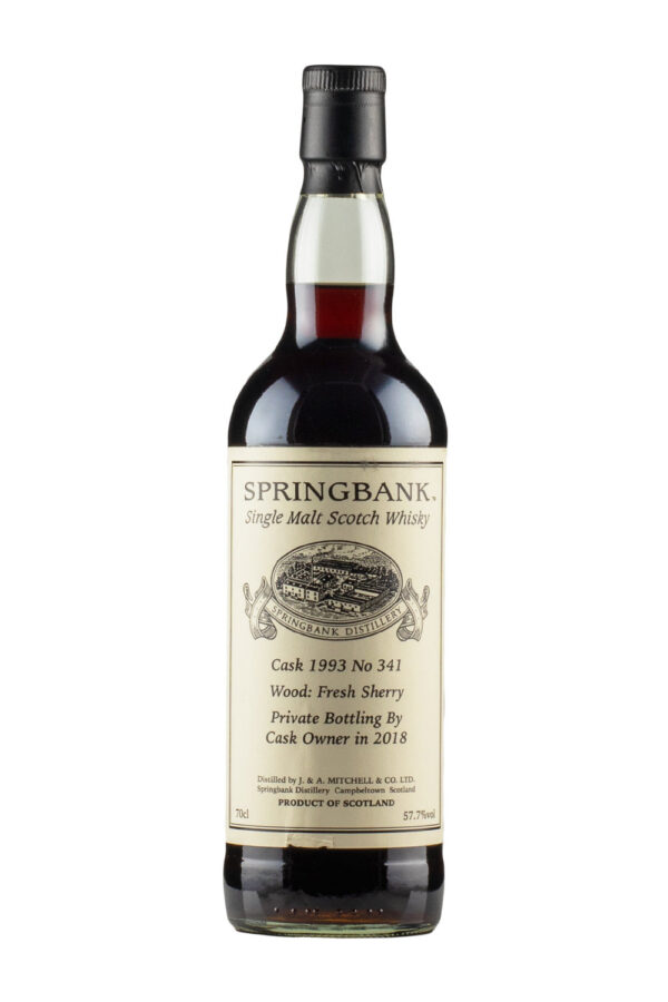 Springbank Private Sherry Cask 341 1993 Springbank Private Sherry Cask 341 1993