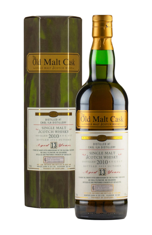 Caol Ila 13 Year Old Old Malt Cask 25th Anniversary Hunter Laing 2010 Caol Ila 13 Year Old Old Malt Cask 25th Anniversary Hunter Laing 2010