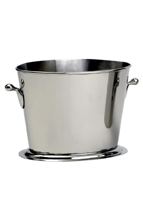 Large Hand Crafted Olive Handle Ice Bucket Large Hand Crafted Olive Handle Ice Bucket