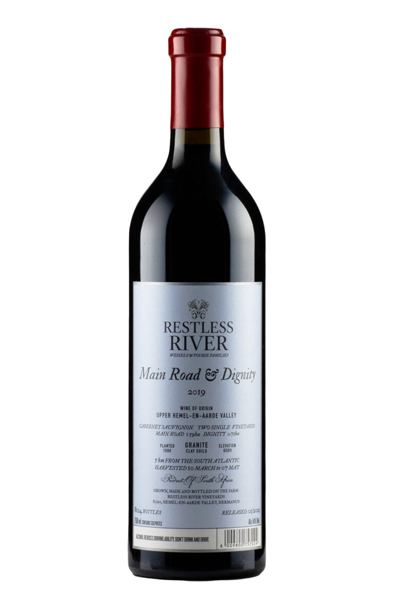 Restless River Main Road and Dignity Cabernet Sauvignon 2019 Restless River Main Road and Dignity Cabernet Sauvignon 2019