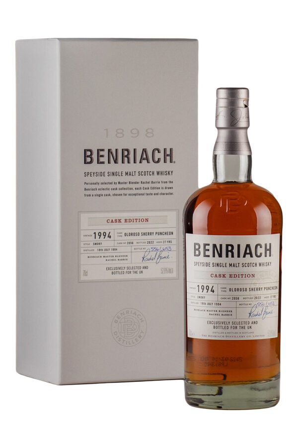 Benriach 27 Year Old Single Oloroso Cask #2056 1994 Benriach 27 Year Old Single Oloroso Cask #2056 1994
