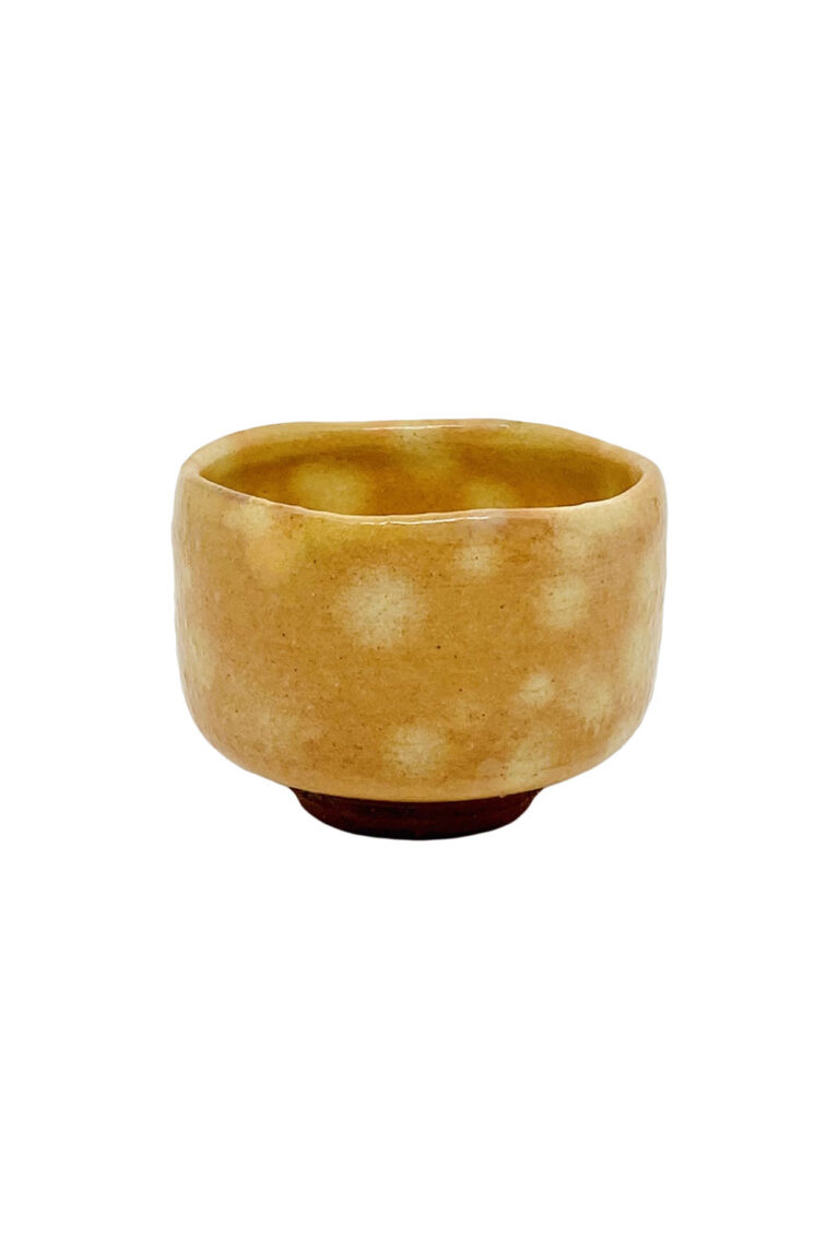 Hagi Peach Guinomi Sake Cup Hagi Peach Guinomi Sake Cup