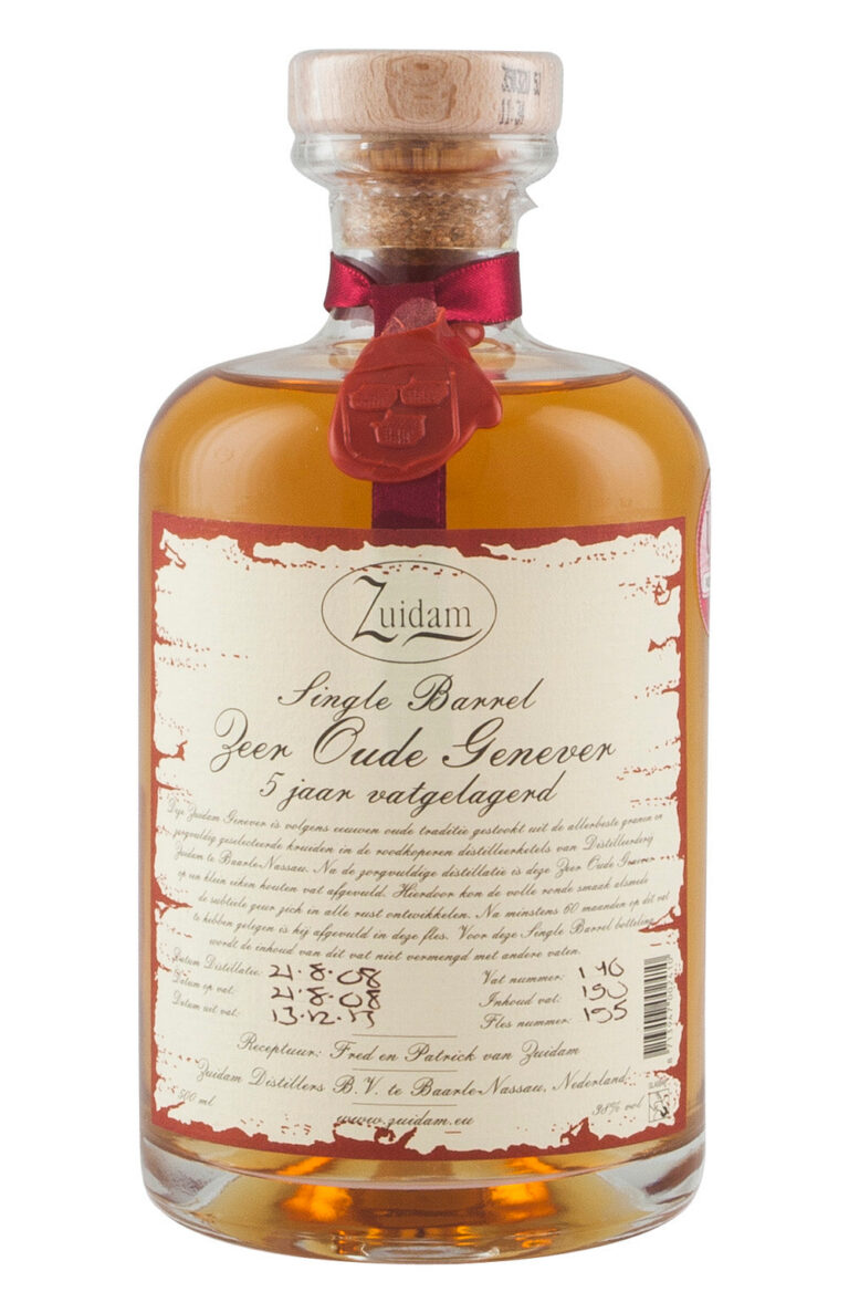 Zuidam Oude Genever 5 Year Old Single Barrel Zuidam Oude Genever 5 Year Old Single Barrel