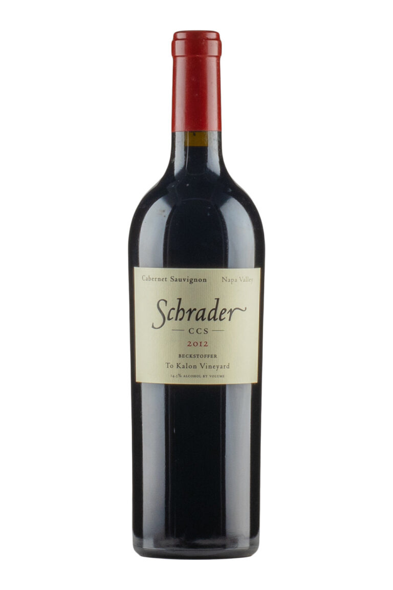 Schrader CCS Beckstoffer To Kalon Cabernet Sauvignon 2012 Schrader CCS Beckstoffer To Kalon Cabernet Sauvignon 2012