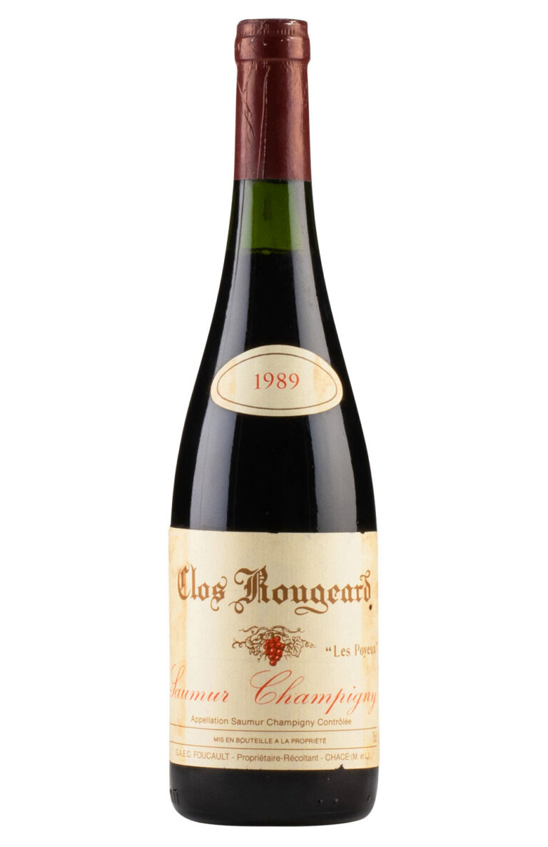 Saumur Champigny Les Poyeux Clos Rougeard 1989 Saumur Champigny Les Poyeux Clos Rougeard 1989