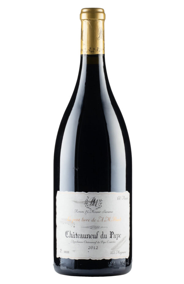 Chateauneuf du Pape Le Petit Livre d`Anna Magdalena Bach Saouma Magnum 2012 Chateauneuf du Pape Le Petit Livre d`Anna Magdalena Bach Saouma Magnum 2012