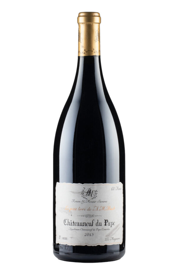 Chateauneuf du Pape Le Petit Livre d`Anna Magdalena Bach Saouma Magnum 2013 Chateauneuf du Pape Le Petit Livre d`Anna Magdalena Bach Saouma Magnum 2013