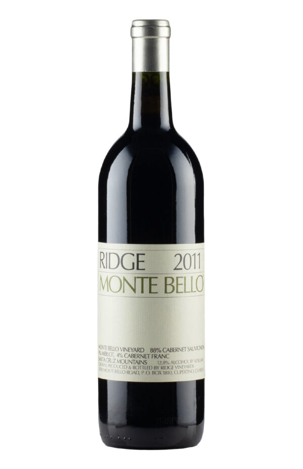 Ridge Monte Bello Cabernet Sauvignon 2011 Ridge Monte Bello Cabernet Sauvignon 2011