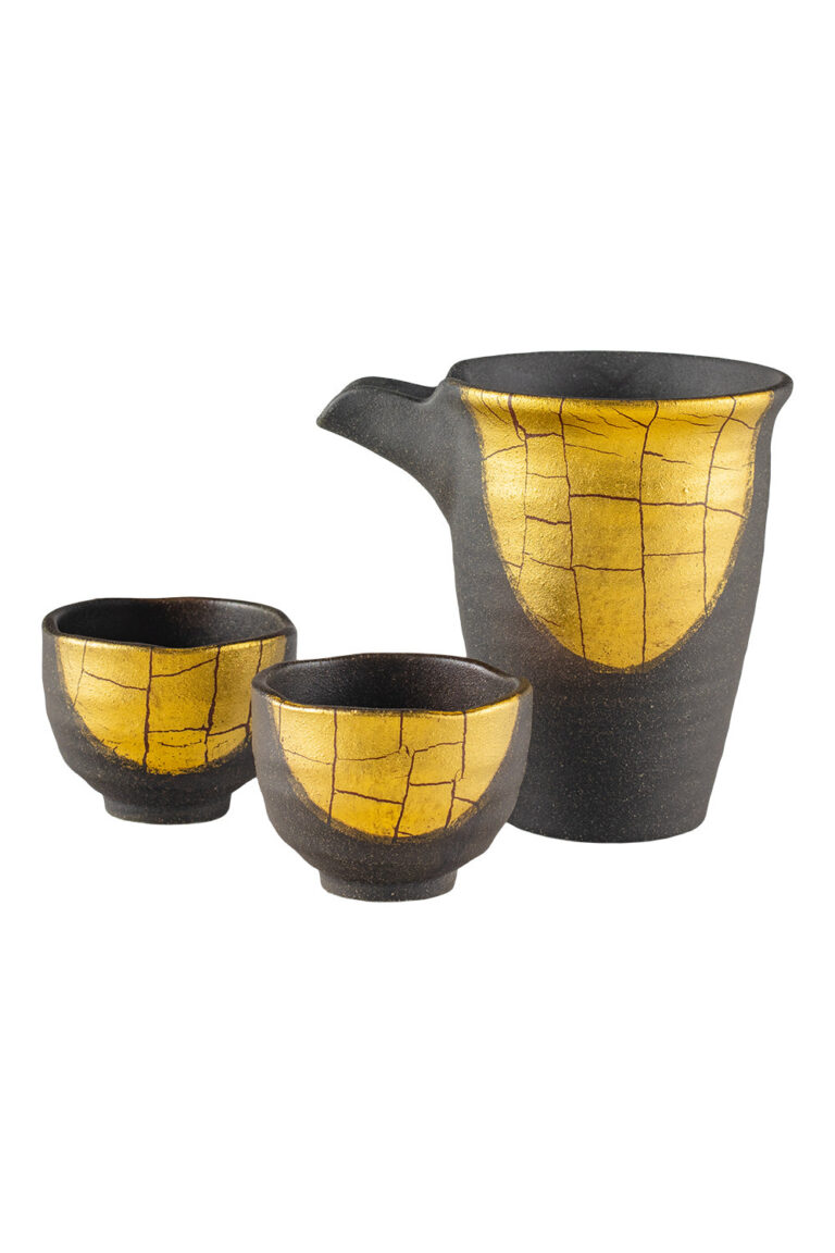 Gold Leaf Sake Set Gold Leaf Sake Set