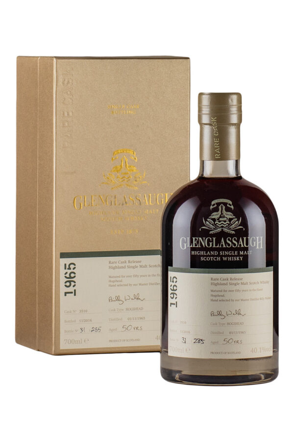 Glenglassaugh 50 Year Old Rare Cask #3510 1965 Glenglassaugh 50 Year Old Rare Cask #3510 1965
