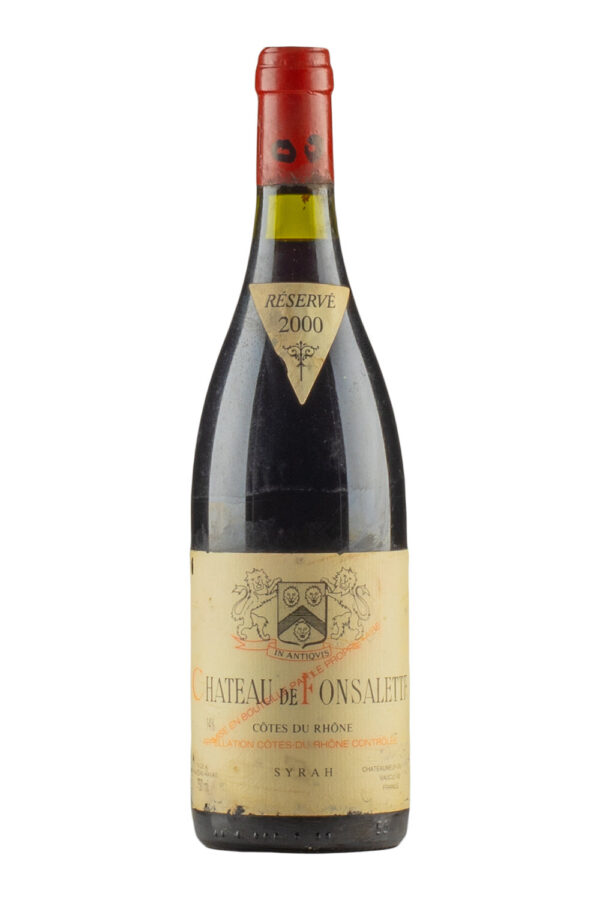 Cotes du Rhone Chateau de Fonsalette Syrah 2000 Cotes du Rhone Chateau de Fonsalette Syrah 2000