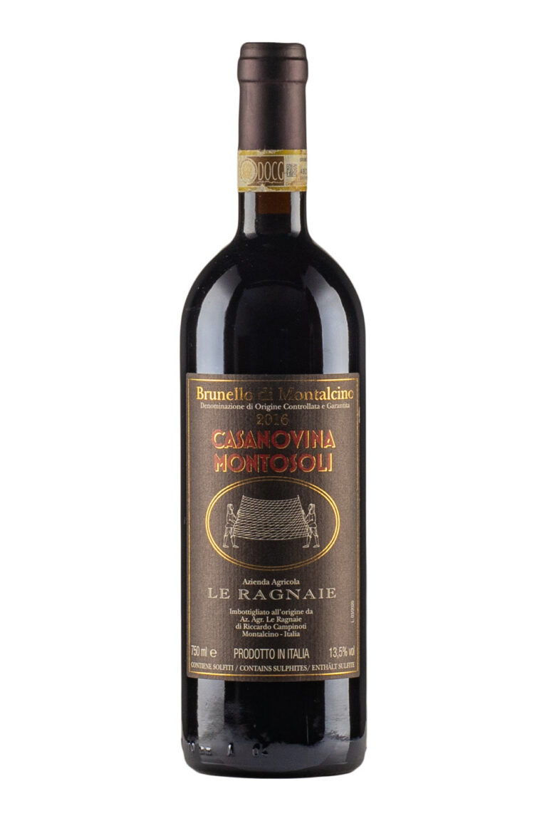 Brunello di Montalcino Casanovina Montosoli Le Ragnaie 2016