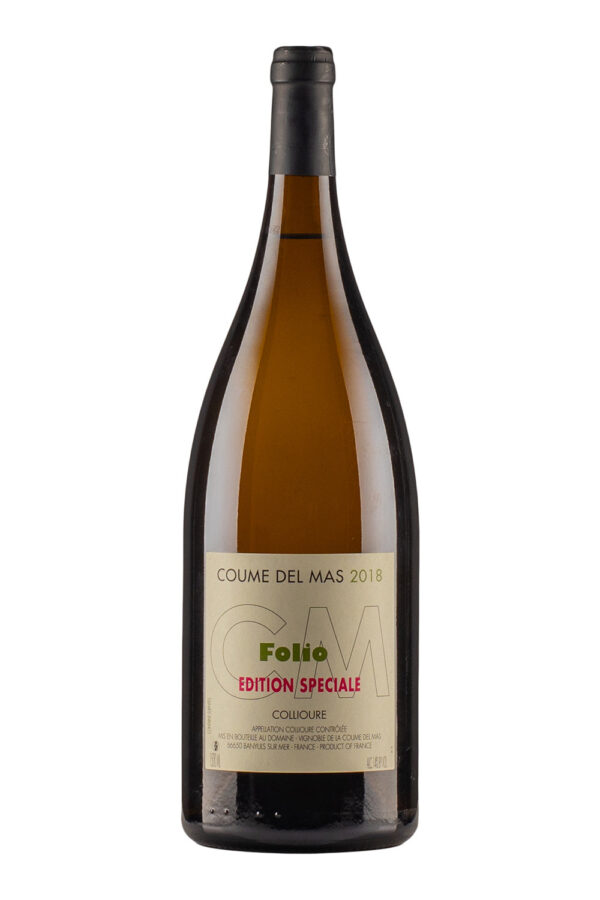 Coume del Mas Folio Collioure Blanc Magnum 2018 Coume del Mas Folio Collioure Blanc Magnum 2018