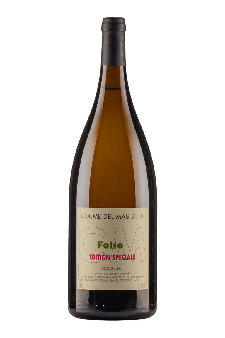 Coume del Mas Folio Collioure Blanc Magnum 2018 Coume del Mas Folio Collioure Blanc Magnum 2018