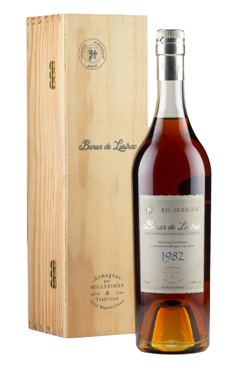 Baron de Lustrac Vintage Armagnac 1982 Baron de Lustrac Vintage Armagnac 1982