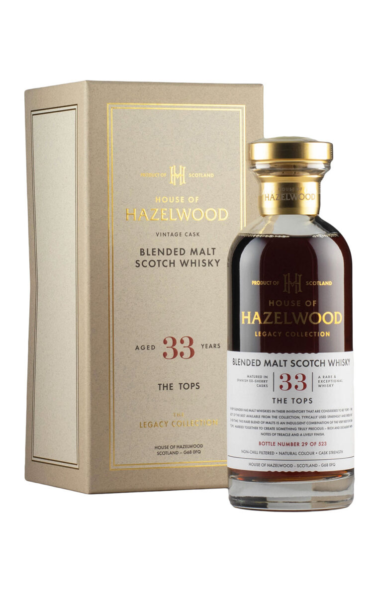 The Tops 33 Year Old Blended Speyside Malt House of Hazelwood Legacy Collection The Tops 33 Year Old Blended Speyside Malt House of Hazelwood Legacy Collection