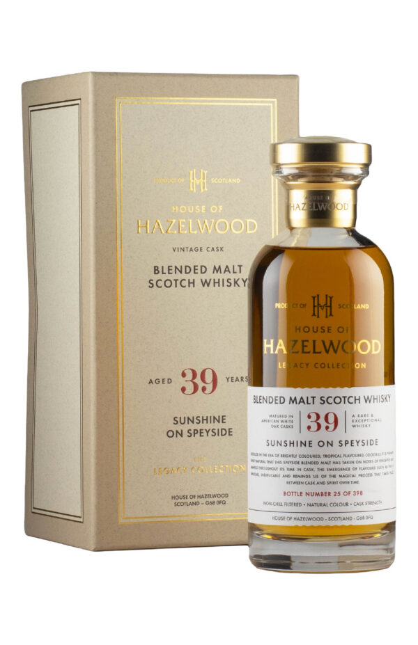 Sunshine on Speyside 39 Year Old Blended Malt House of Hazelwood Legacy Collection Sunshine on Speyside 39 Year Old Blended Malt House of Hazelwood Legacy Collection