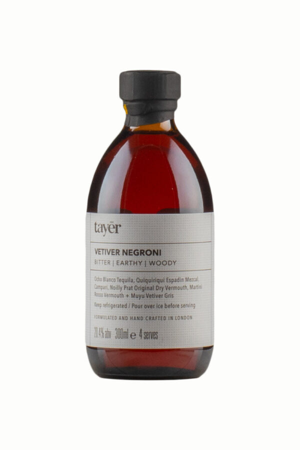Tayer Vetiver Negroni Tayer Vetiver Negroni