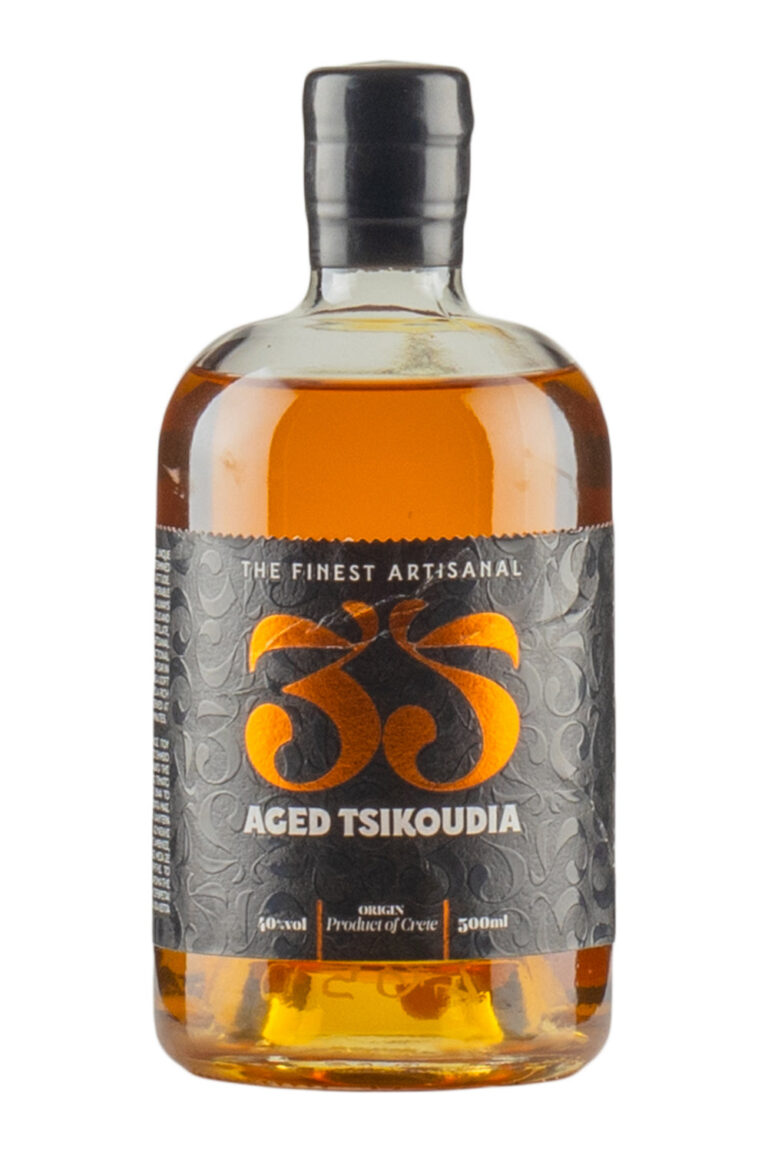 35N Cretan Distillery Tsikoudia Aged in Oak Barrels 35N Cretan Distillery Tsikoudia Aged in Oak Barrels