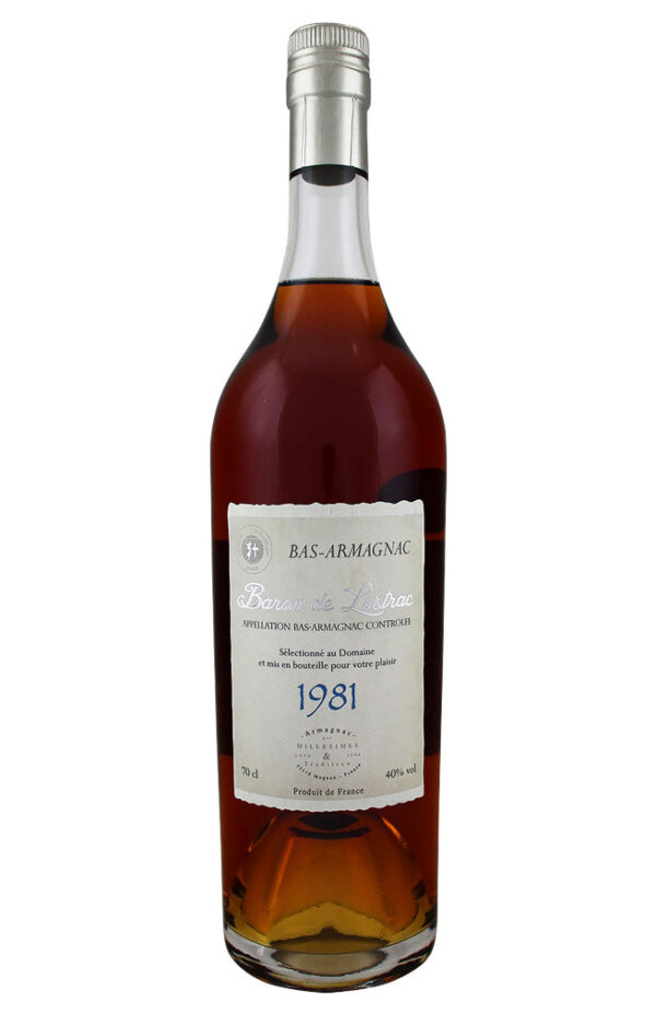 Baron de Lustrac Vintage Armagnac 1981 Baron de Lustrac Vintage Armagnac 1981
