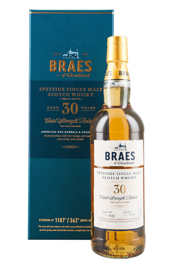 Braes Of Glenlivet 30 Year Old Secret Speyside Braes Of Glenlivet 30 Year Old Secret Speyside