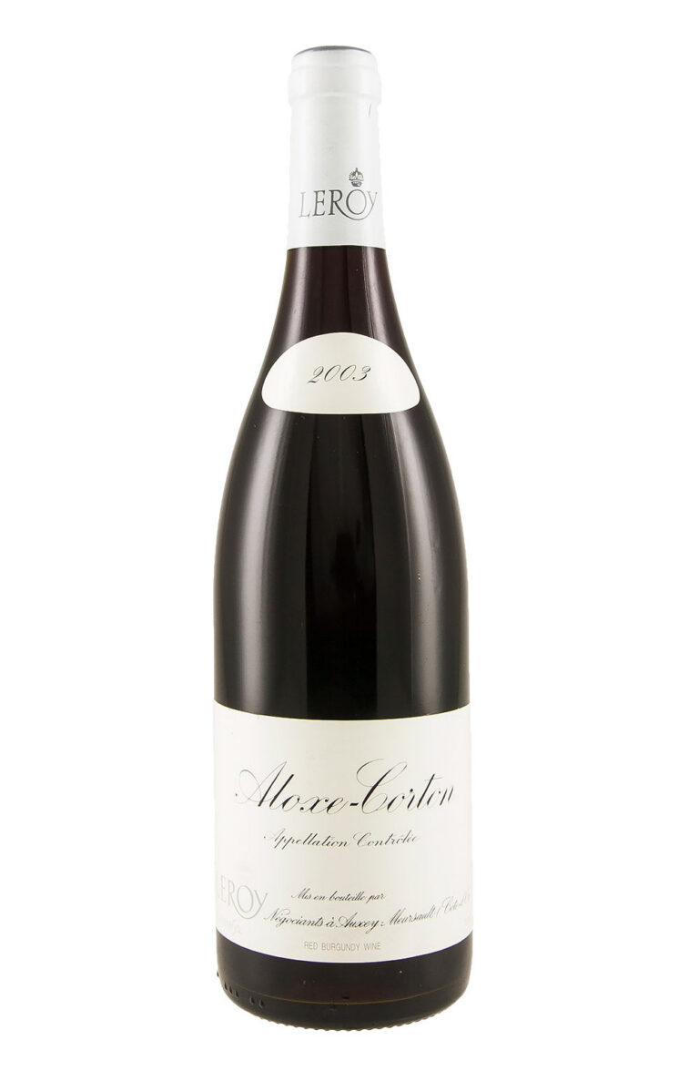 Aloxe Corton Maison Leroy 2003 Aloxe Corton Maison Leroy 2003