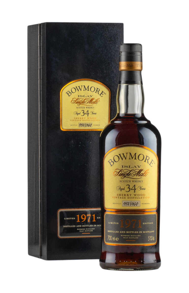 Bowmore 34 Year Old Sherry Wood 1971 Bowmore 34 Year Old Sherry Wood 1971