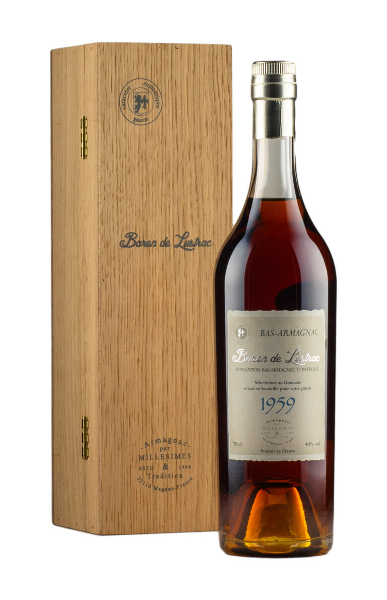 Baron de Lustrac Vintage Armagnac 1959 Baron de Lustrac Vintage Armagnac 1959