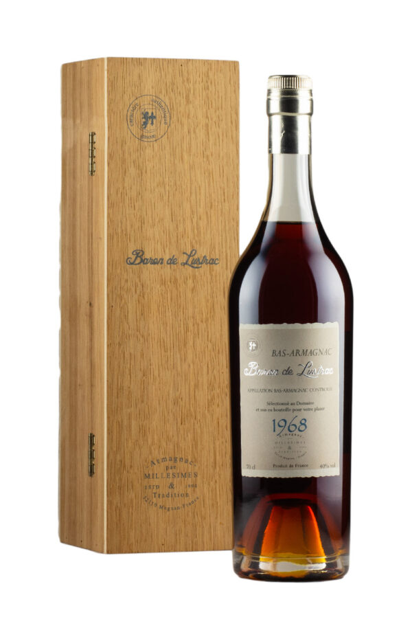 Baron de Lustrac Vintage Armagnac 1968 Baron de Lustrac Vintage Armagnac 1968