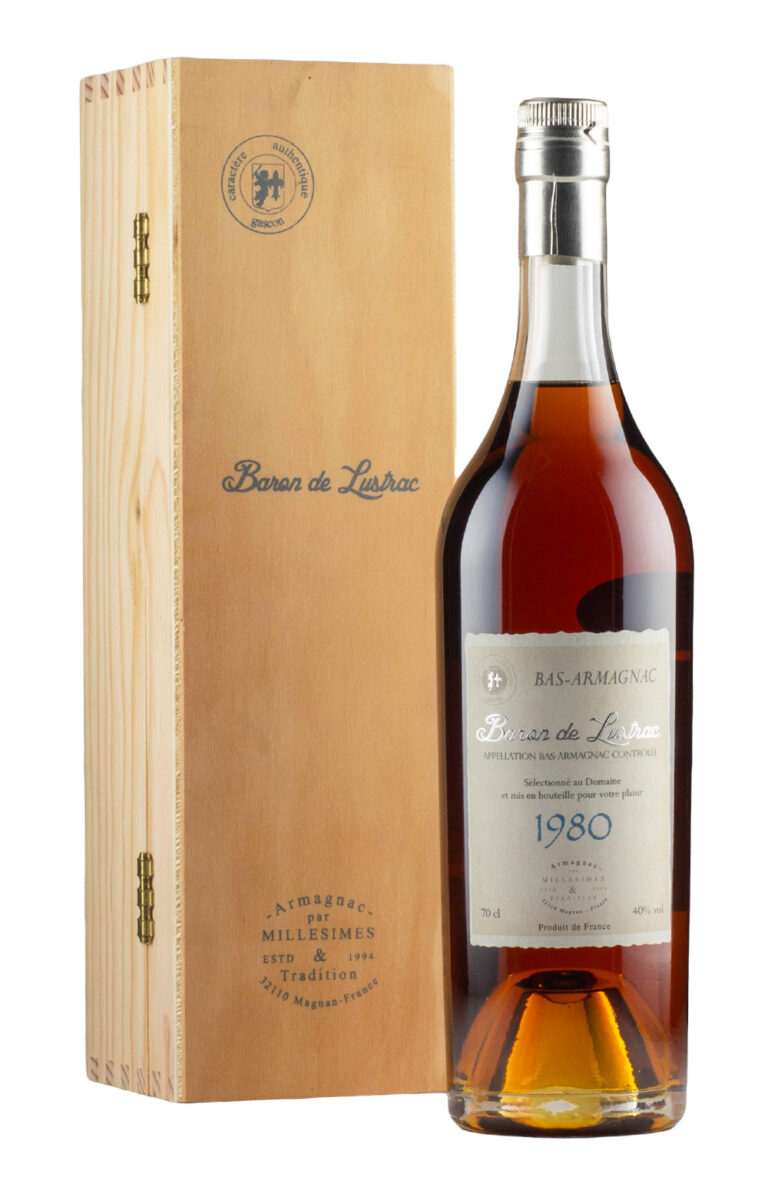 Baron de Lustrac Vintage Armagnac 1980 Baron de Lustrac Vintage Armagnac 1980