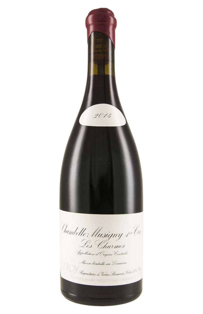 Chambolle Musigny Les Charmes Domaine Leroy 2014 Chambolle Musigny Les Charmes Domaine Leroy 2014