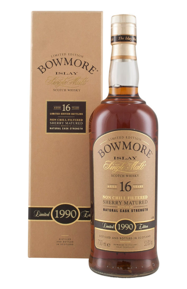 Bowmore 16 Year Old Sherry Matured 1990 Bowmore 16 Year Old Sherry Matured 1990