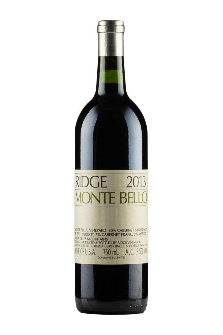 Ridge Monte Bello Cabernet Sauvignon 2013 Ridge Monte Bello Cabernet Sauvignon 2013