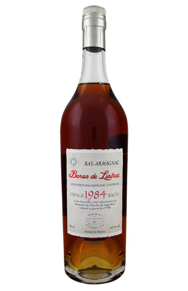 Baron de Lustrac Vintage Armagnac 1984 Baron de Lustrac Vintage Armagnac 1984