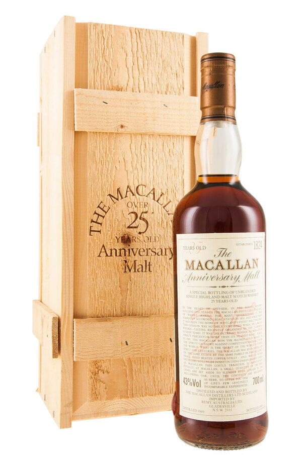 Macallan 25 Year Old Anniversary Malt 1969 Macallan 25 Year Old Anniversary Malt 1969