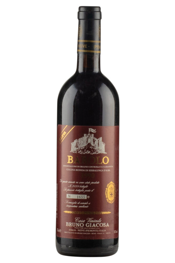 Barolo Collina Rionda Riserva Giacosa 1990 Barolo Collina Rionda Riserva Giacosa 1990
