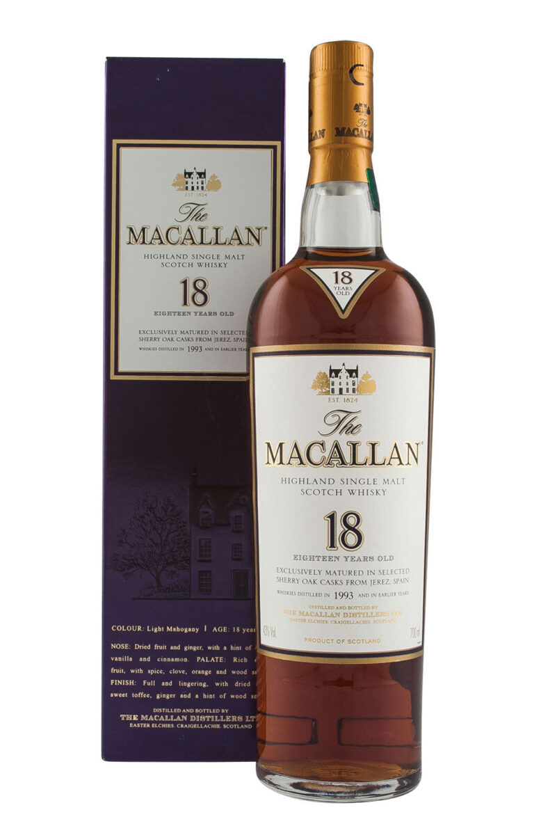 Macallan 18 Year Old Sherry Oak 1993 Macallan 18 Year Old Sherry Oak 1993