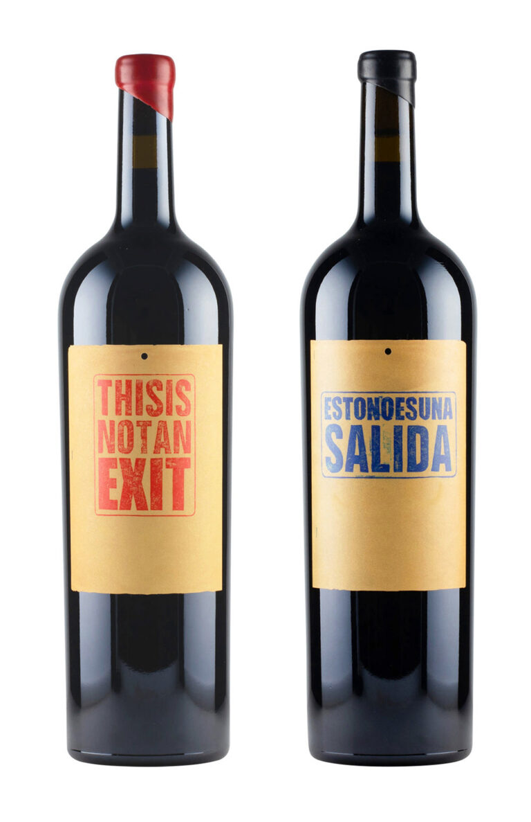 Sine Qua Non This Is Not An Exit 300cl Set (1 x Syrah, 1 x Grenache) 2009