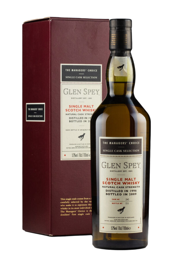 Glen Spey 13 Year Old Manager`s Choice 1996 Glen Spey 13 Year Old Manager`s Choice 1996